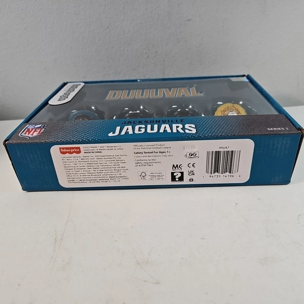 Fisher‎ Price Little People NFL Jacksonville Jaguars 4 Figure Collector Set
